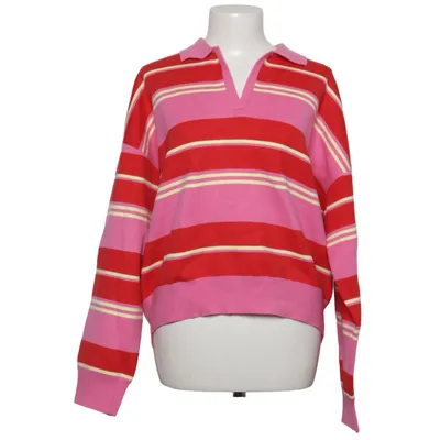 Strickpullover (Pink, Rot, Gelb) von Zara Polyamid, Polyester, Viskose