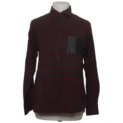 Flanellen overhemd (Danette) van Maje Katoen, Leer, Polyester