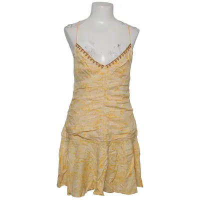 Kleid (Gelb, Weiß) von Zara Baumwolle