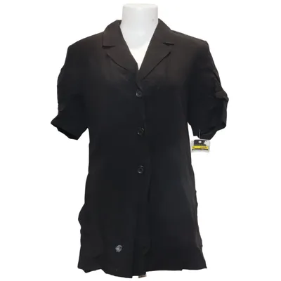 Blazer (Zwart) van Mara Manzona Linnen, Viscose