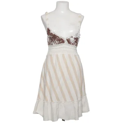 Dress (Beige, White, Brown) from Parosh Cotton