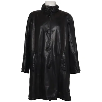 Leather coat (Black) from Pier Angelini Leather