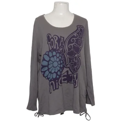 Langarmshirt (Grau, Lila) von Angel of Style Baumwolle