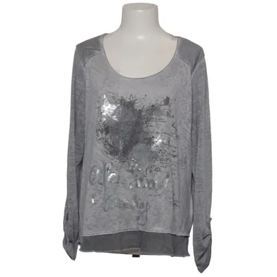 Top (Grau) von Liberty Woman Baumwolle, Polyester