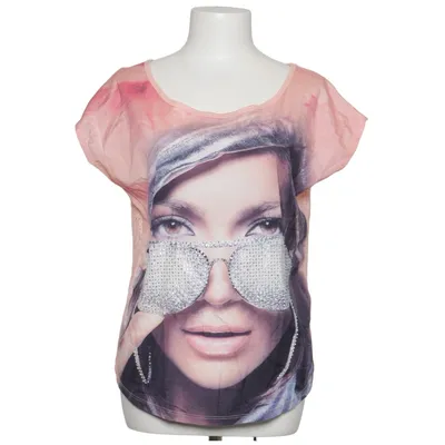 Top (Roze, Meerkleurig) van Azara Paris Katoen, Elastaan, Polyester