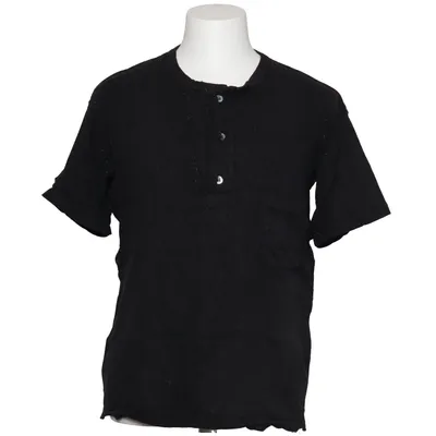 Henley T-shirt (Sort) fra Y's by Yohji Yamamoto