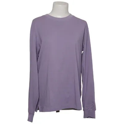 Lange mouwen shirt (Lila) van Uniqlo Katoen, Polyester