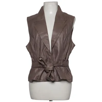 Gilet en cuir (Gris) de Onstage Daim