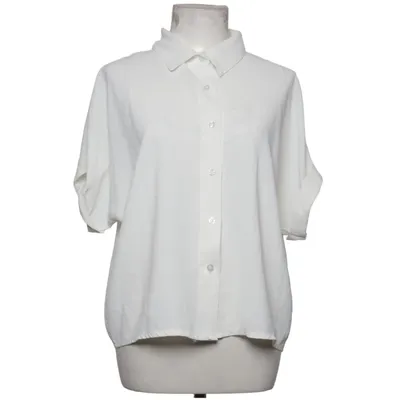 Kurzarmhemd (Weiß) von L&S Polyester