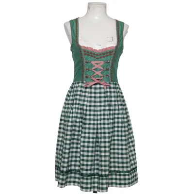 Dirndl (Grön, Vit, Flerfärgad) från Golden-Trachten Bomull, Polyester