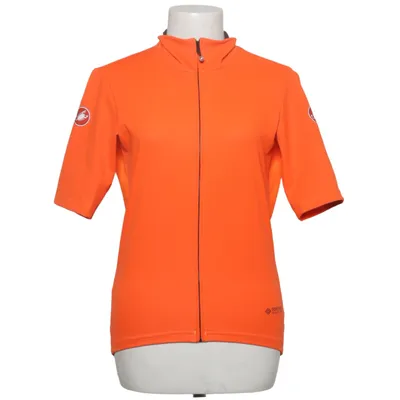 Cykeltröja (Orange, Svart) från Castelli Elastan, Polyamid, Polyester
