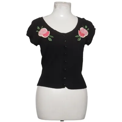 Cardigan (Black, Multicolored) from Collectif London Polyamide, Viscose
