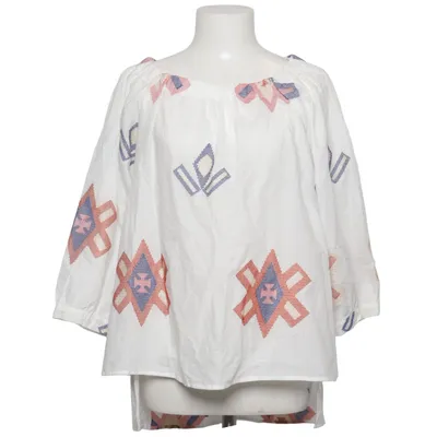 Topp (Vit, Blå, Orange) från NH Bomull, Polyester