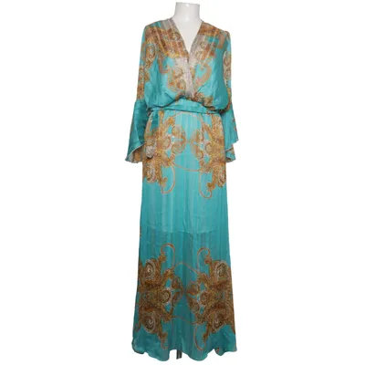 Kaftan (Blauw, Goud, Meerkleurig) van Trois Ka