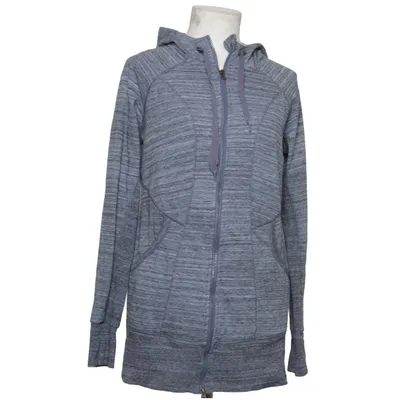 Capuchon sweater (Grijs) van 90 Degree by Reflex Katoen, Elastaan, Polyester