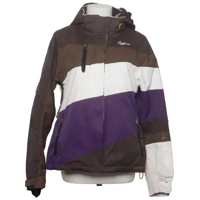 Manteau de ski (Marron, Blanc, Violet) de Cygnus Polyamide, Polyester