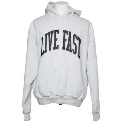 Huvtröja (Grå) från Lfdy Bomull, Polyester