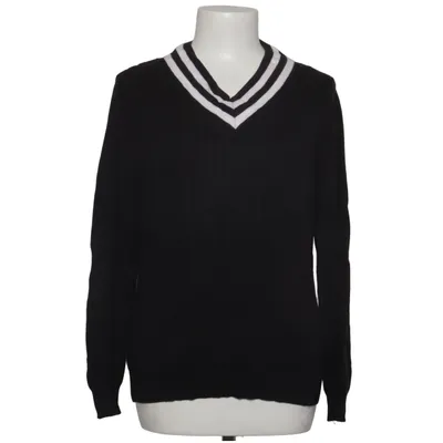 Pullover (Black, White) from White Stag Cotton, Viscose