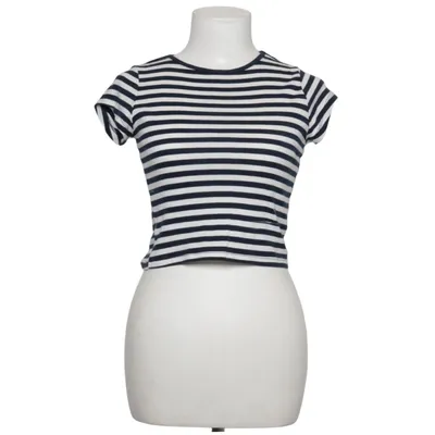 T-shirt (Blue, White) from Subdued Cotton