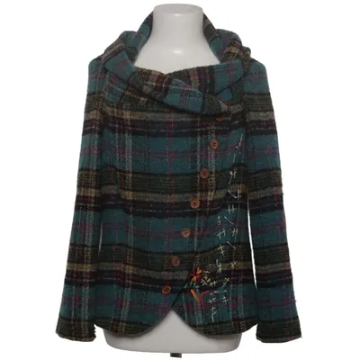 Jacket (Blue, Multicolored) from Desigual Acrylic, Polyester, Wool