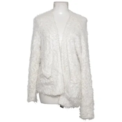 Cardigan (White) from Bershka Knitwear Acrylic, Polyamide