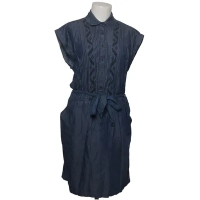 Denim jurk (Blauw) van Yessica Katoen, Lyocell