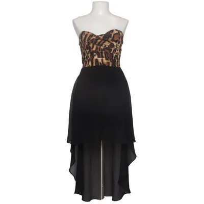 Kjole (Sort, Brun, Flerfarvet) fra Fashion Wave Elastan, Polyester, Viscose