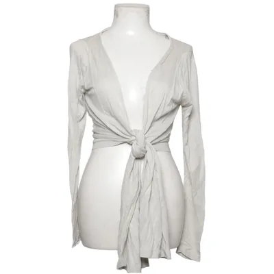 Wrap cardigan (Gray) from Sita Murt Linen, Silk