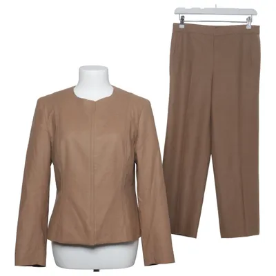 Jakkesæt (Beige) fra Episode Polyester, Uld
