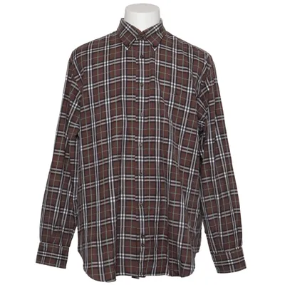 Overhemd (Bruin, Meerkleurig) van Burberry Katoen