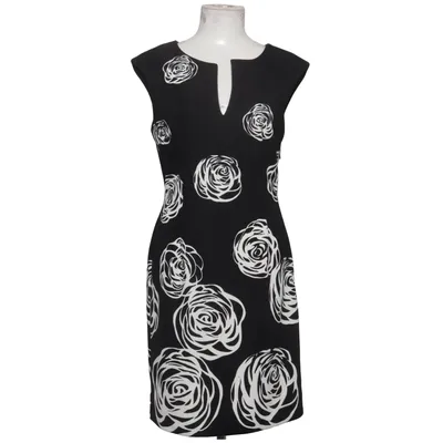 Dress (Black, White) from London Times Elastane, Polyester