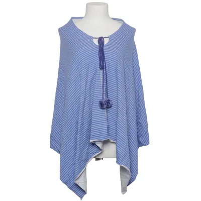 Poncho (Bleu) de Hue Coton, Élasthane, Viscose