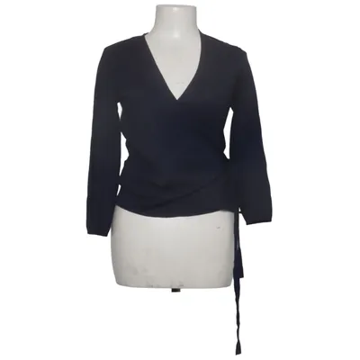 Wrap cardigan (Blue) from Oodji Polyamide, Viscose