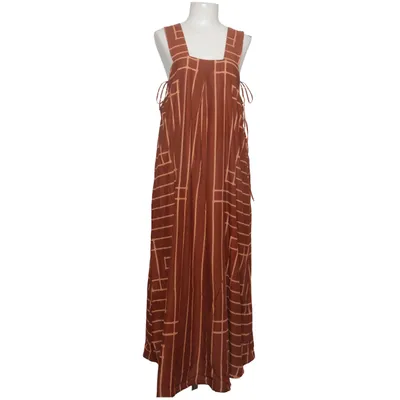 Maxi dress (Brown, Beige) from ALYSI Cotton, Viscose
