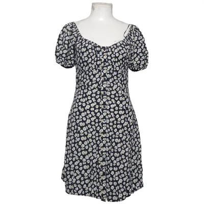 Dress (Black, White, Yellow) from DF Young Viscose