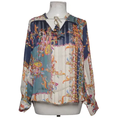 Blouse (Blue, Multicolored) from Ema Blue's