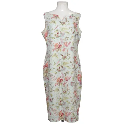 Klänning (Vit, Flerfärgad) från Laura Ashley Acetat, Linne