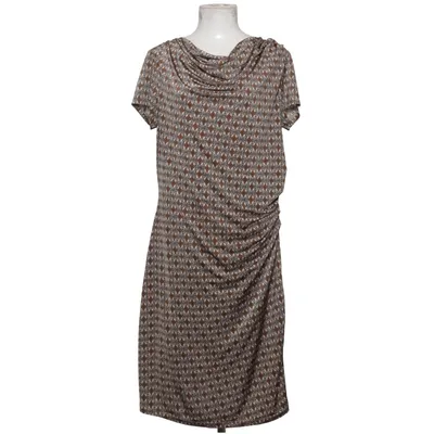 Dress (Brown, Gray, White) from La Ligna Elastane, Polyester