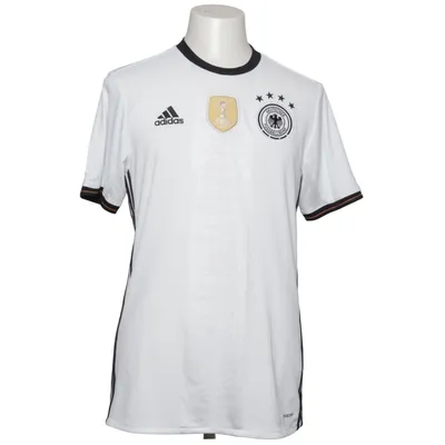 Fodboldtrøje (Hvid, Sort) fra Adidas Polyester