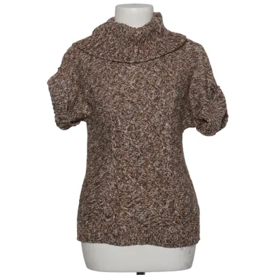 Turtleneck (Brown, Multicolored) from Dressbarn Acrylic, Polyester