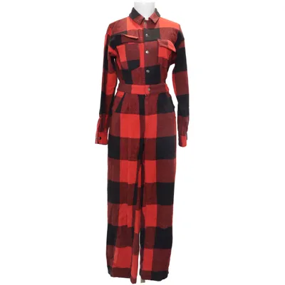 Jumpsuit (Red, Black) from Collusion Cotton