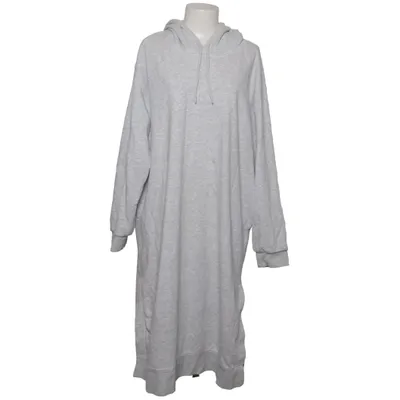 Capuchon jurk (Grijs) van Weekday Katoen, Polyester, Viscose