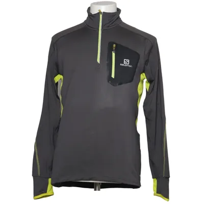 Cykeltröja (Grå, Gul) från Salomon Elastan, Polyester