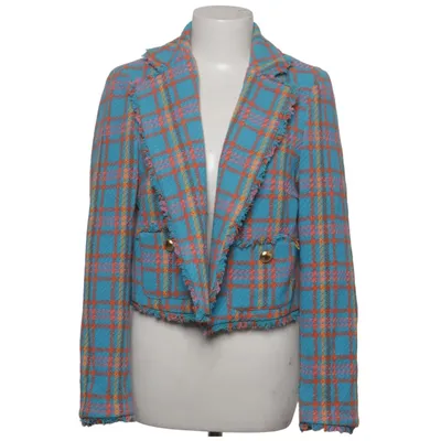 Blazer (Blauw, Meerkleurig) van Malu Katoen, Polyester