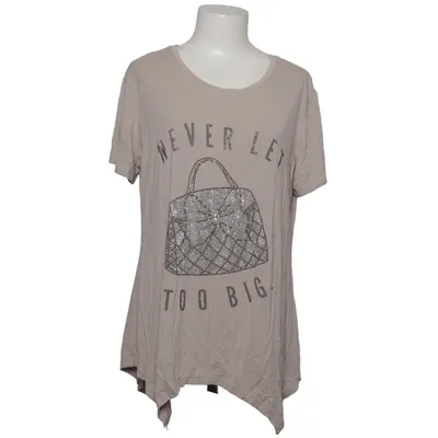 T-shirt (Beige) van Amo&Roma Elastaan, Viscose
