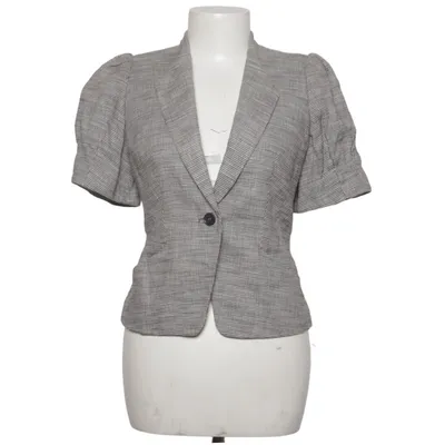 Blazer (Gris, Blanc) de Jaeger Coton, Lin, Viscose