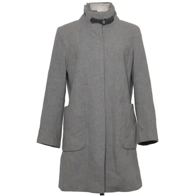 Coat (Gray) from Bernd Berger Polyester, Wool