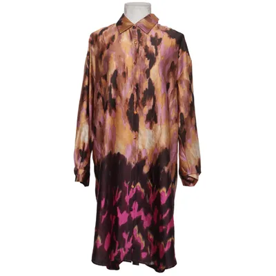 Shirt dress (Pink, Brown, Multicolored) from Unika Polyester