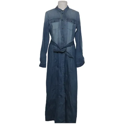 Denim jurk (Blauw) van Coster Copenhagen Katoen, Elastaan, Polyester