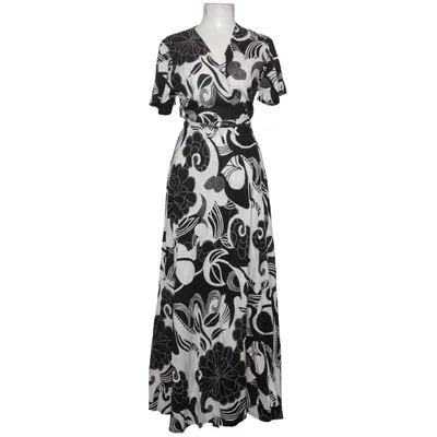 Robe portefeuille (Noir, Blanc) de Aller Simplement Viscose
